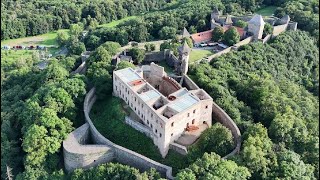 Hrad Helfštýn - 2024 - trucky - zrychlený oblet / Helfštýn Castle - 2024 - truck - flight around