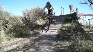 Ricky de Jong sends it down bikepark Spaarnwoude