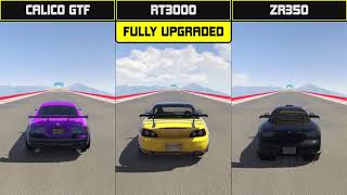 Karin Calico GTF Vs Dinka RT3000 Vs Annis ZR350 - Speed Test Drag Race - GTA 5 Online