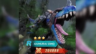 Dino Game Ads Review All Levels 25: Samurai Dinosaur