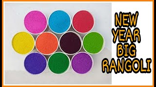 Big Rangoli | New Year Rangoli Design | Easy Rangoli | Margazhi  | Muggulu | Rangoli Kolam | Kolam