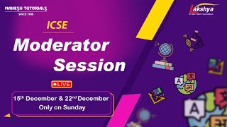 MODERATION SESSION OF PHYSICS  FOR  GRADE X - ICSE