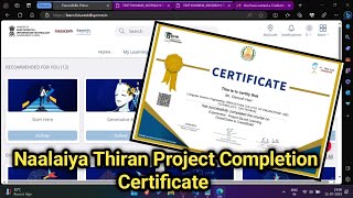 Naan mudhalvan Certificate Download || Naalaiya Thiran Certificate- Futureskillsprime 2023 Batch