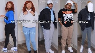 BESTFRIEND CHOOSES MY OUTFITS FOR A WEEK | Risha Tonae'