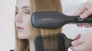 #ghdduetstyle | transform hair from wet to styled | straight and sleek | ghd ANZ