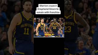 Warriors expect Draymond Green to remain with franchise💞 #nba #nbaallworld #basketball #nba2024