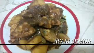 CARA MASAK AYAM SEMUR GAK PAKE WAKTU LAMA-GOTAMI'Z VLOG