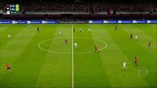 PES 2021 - Atlético-GO X Vasco - Simulação Brasileirão Série A 2024