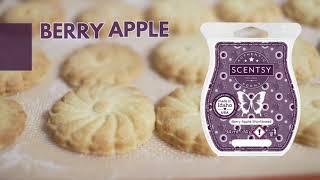 Berry Apple Shortbread Scentsy Bar Fragrance Description