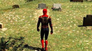 SPIDER-MAN PS5 REMASTERED - Visiting Aunt May's and Uncle Ben's Grave