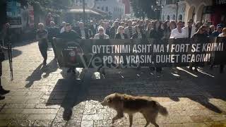 “Po na vrasin, duhet reagim”, 1 orë protestë në Shkodër, qytetarët reagojnë pas masakrës së Dobraçit