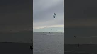 I 💚 Italy  - powerful kitesurfer at Grado #italy #iloveitaly #kite #kitesurfing