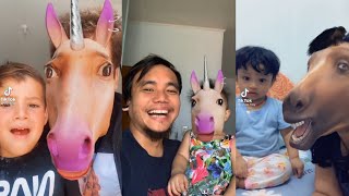 Horse filter - Try not to laugh | Tiktok Compilation