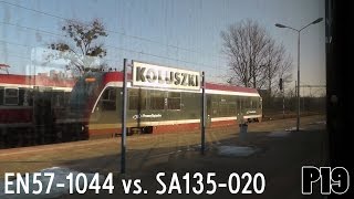 Drag Race! Koluszki: EN57-1044 vs. SA135-020. 14.02.2015