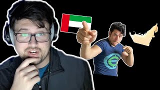 AMERICAN 🇺🇸 VOICE ACTOR REACTS TO GEOGRAPHY NOW! UNITED ARAB EMIRATES 🌏🇦🇪