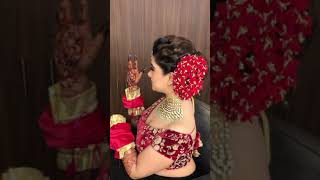 #shorts/glowy dewy elegant and unique royal indian wedding bridal makeup look by parul garg #rlSA