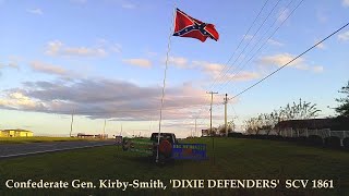 Flagging with Confederate Gen  Kirby Smith