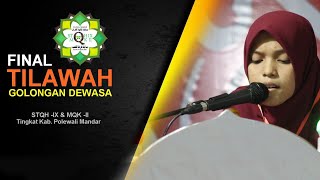 STQH IX & MQK II | Final Tilawah Dewasa | Kab. Polman