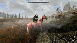 How to tame the red horse in SKYRIM