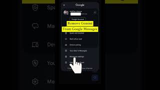 Remove Gemini AI from Google Messages #google #gemini #ai #howto