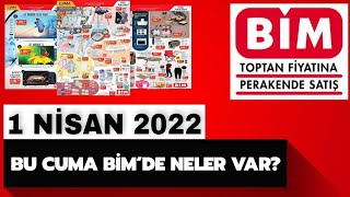 BİM 1 NİSAN 2022 AKTÜEL KATALOĞU