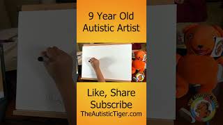 9yo Autistic Savant Draws - No Face | Spirited Away #shorts