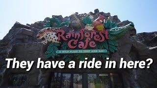 The only Rainforest Cafe with a ride!