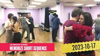 Ultimate Tango Wisdom presents memorize one sequence a week