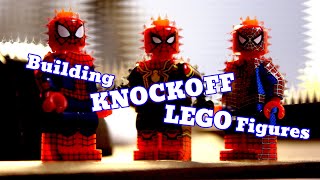 Building KNOCKOFF LEGO Figures (No Way Home Spoilers)