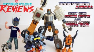 Optimus Wilbur Reviews: Transformers Armada Hoist w/ Minicon Refute & Street Action Minicon Team