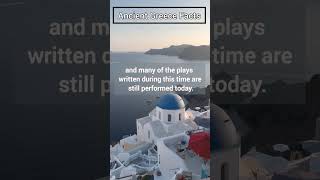 Ancient Greece - The Importance Of Greek Theatre In Ancient Greek Culture... #shorts #greece #greek