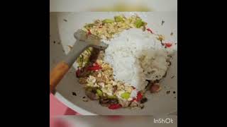 Nasi Goreng Ayam Suwir / menu sarapan / vlog masakan