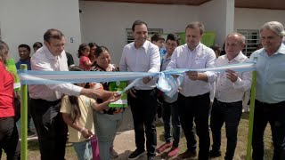 EN CAROLINA, EL GOBERNADOR ENTREGÓ 10 VIVIENDAS Y ANUNCIÓ LA CONSTRUCCIÓN DE 30 HOGARES MÁS