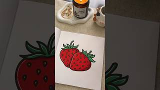 Color with me 🎨🍓 #color #stressrelief #coloring #coloringtutorial #coloringbook #coloringwithme