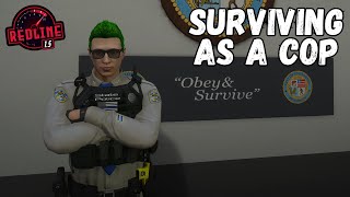 I Attempt to Survive Los Santos as a Cop - RedlineRP