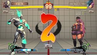 Ultra Street Fighter IV battle: Seth vs Poison