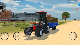 Swaraj Tractor Farming diy Simulator #tractorvideo #tractor #androidgames#games #motergaming #gaming