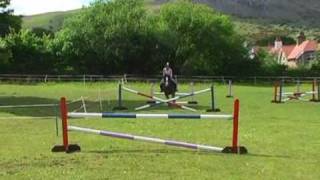 Lewi jumping up to 4ft ..... 1.22 meters. The Broken Horse That Fixed Me PART 2