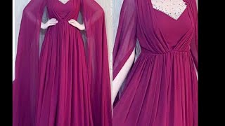 beautiful maxi dress/long dress  design cutting and stitching