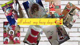 My Busy Days last Christmas//sharing is caring#ideas #diy #dressmaking