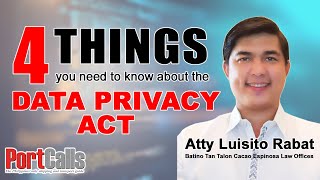 4 Things you need to know about the Data Privacy Act