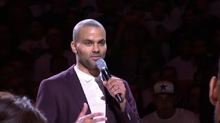 Tony Parker Speech | Tim Duncan Jersey Retirement Ceremony | December 18, 2016