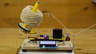 DIY Yarn ball winder Machine | Arduino project