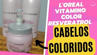 loreal vitamino color resveratrol (hidratação) pra cabelos coloridos