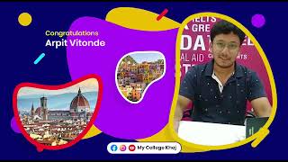 Arpit Vitonde | Master's in Finance in The University of Palermo, Italy - Sep 2021 | MY COLLEGE KHOJ