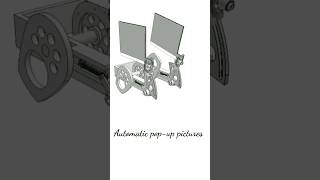 automatic pictures pup-up mechanisms 3D animation #Short #ytshorts #youtubeshorts