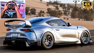 Toyota GR Supra | Forza Horizon 5 - Steering Wheel Gameplay