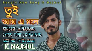 Bangla New Song তুই আয় এ মনে  K Najmul Official Song 2022