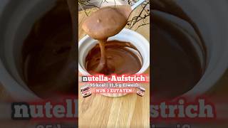 nutella-Aufstrich🌰🍫 #nutellacreme #nutellaaufstrich #kalorienarm #amba3 #wenigzutaten #3zutaten