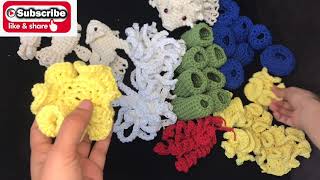 "Yellow Hyperbolic Brains Crochet Corals Tutorial"